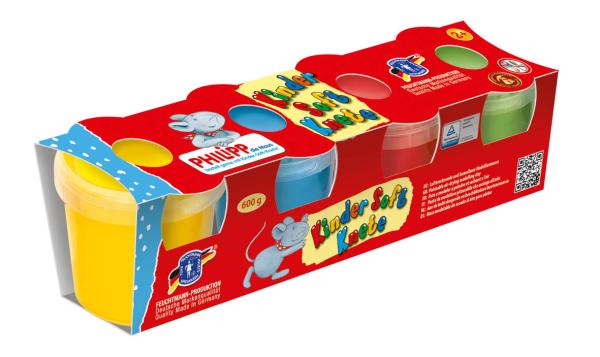 PHILiPP die Maus Kinder Soft Knete Basic Maxi